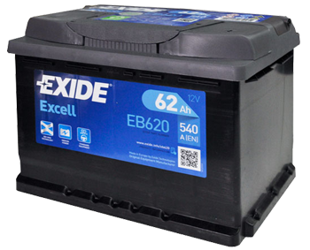аккумулятор Exide Excell 6СТ 62Ah 540A