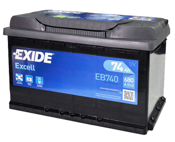 аккумулятор Exide Excell 6СТ 74Ah 680A